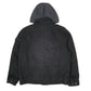 Mens Black Levis Military Bomber Hoodie  Coat