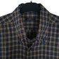Mens Navy GIO Heavyweight Plaid  Shirt