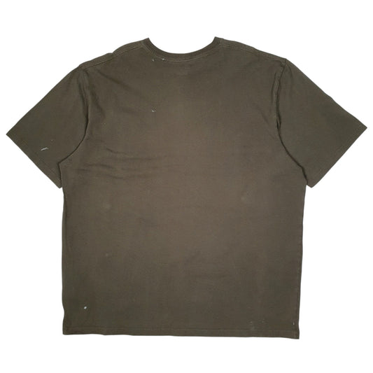 Mens Green Carhartt   T Shirt