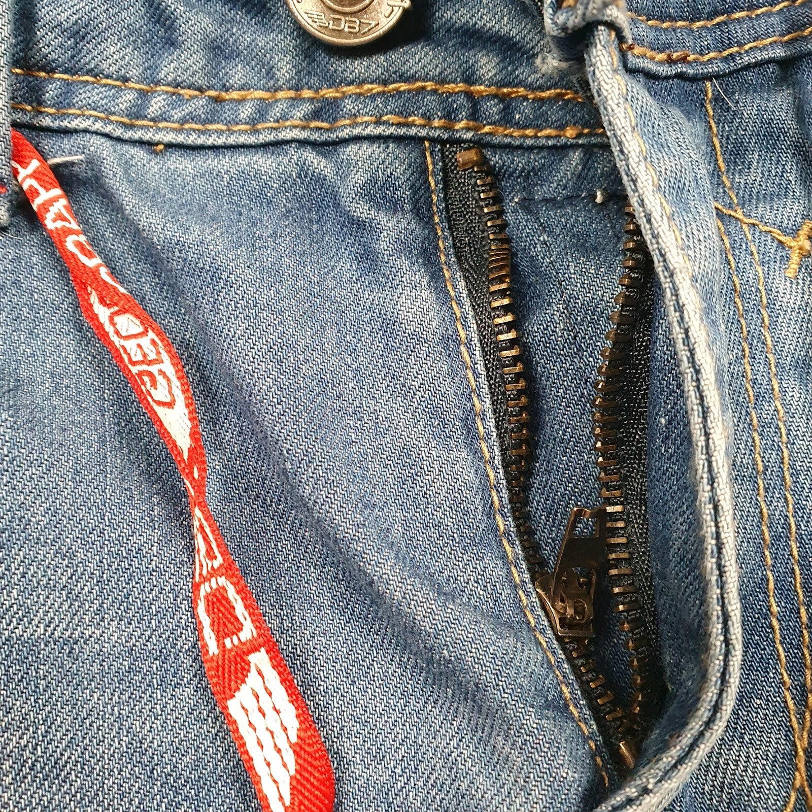 Mens Blue Geographical Norway Distressed  Shorts