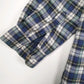 Mens Blue Dickies Quilted Plaid Vintage 2000s Hoodie Coat