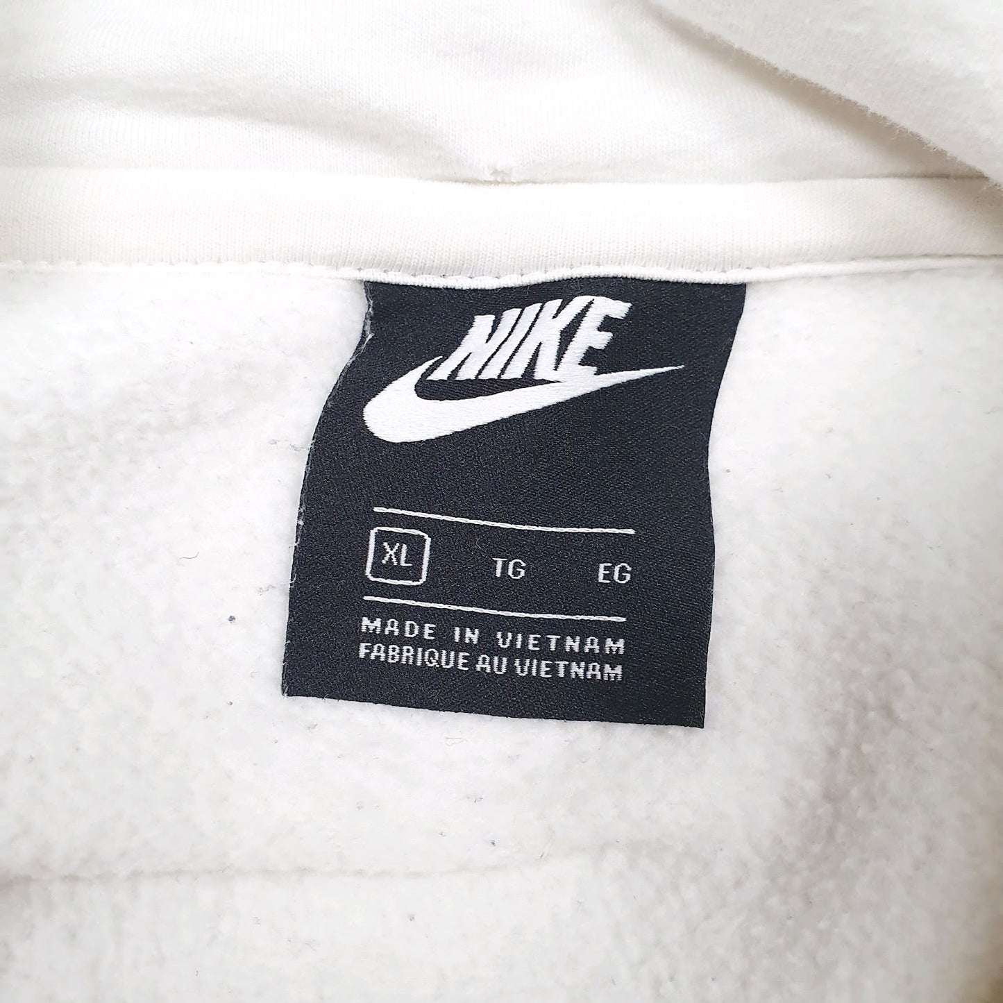 Mens White Nike  Hoodie Jumper