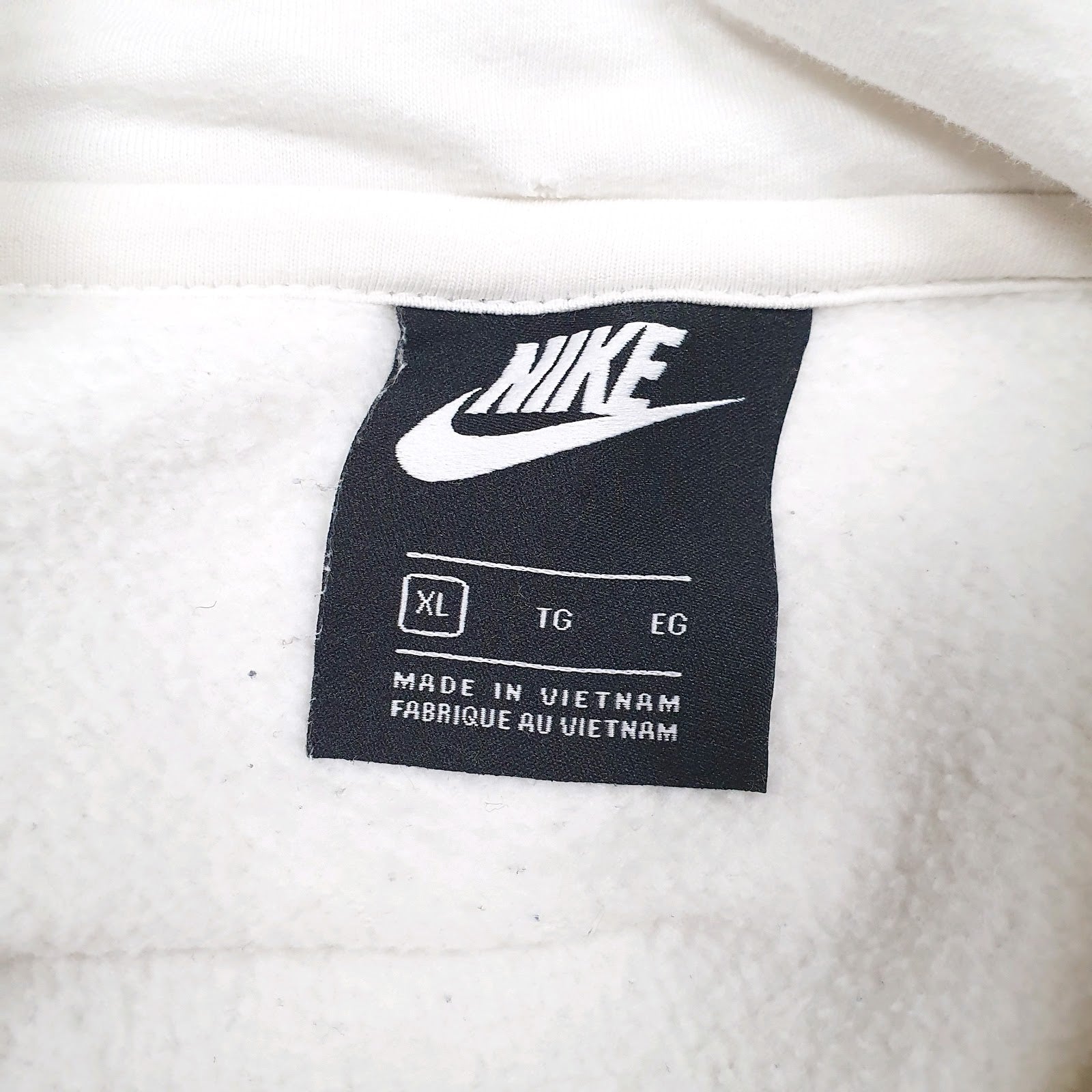Mens White Nike  Hoodie Jumper
