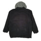 Mens Black Wrangler Windbreaker Hoodie Chore  Coat