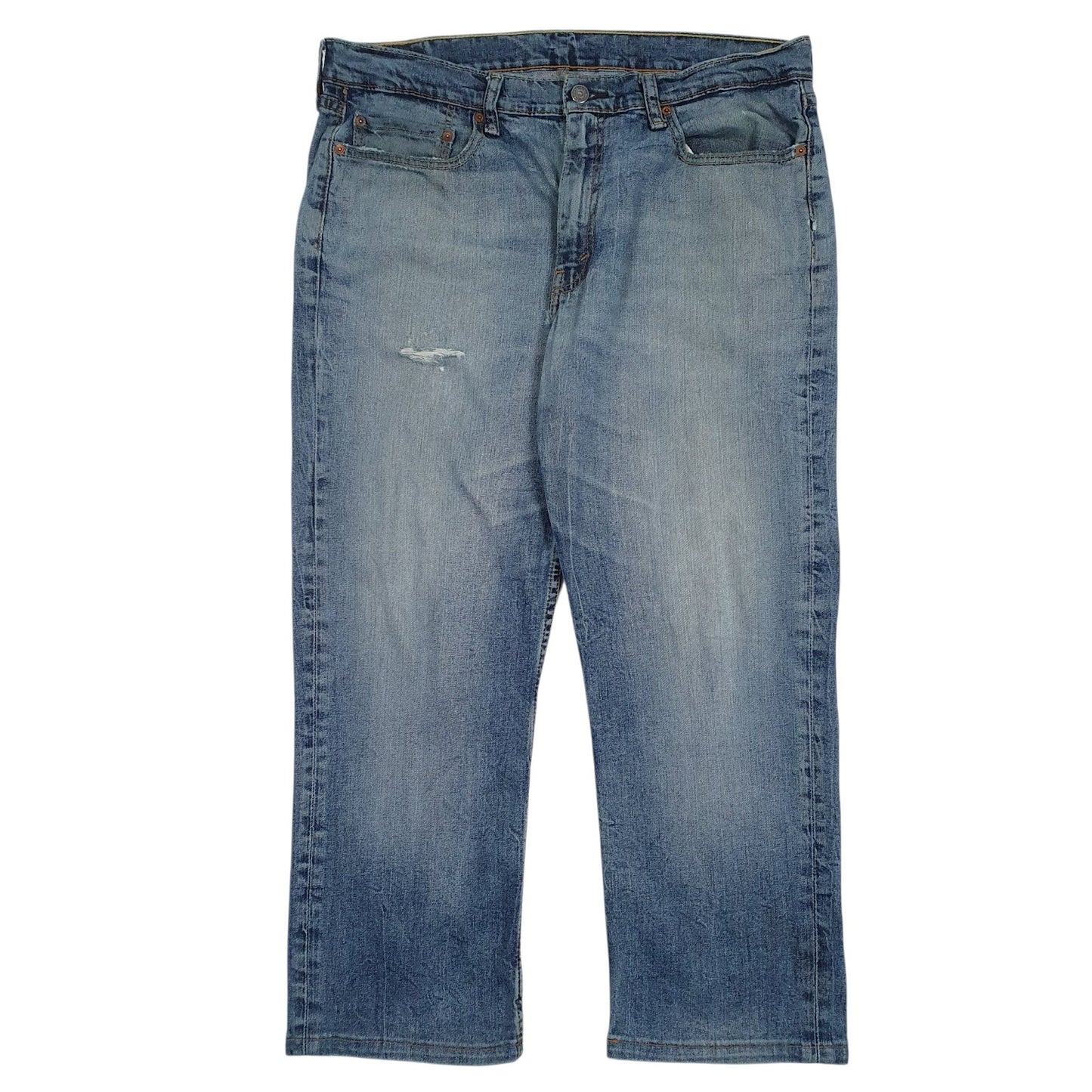 Mens Blue Levis Distressed 514 JeansW36 L26