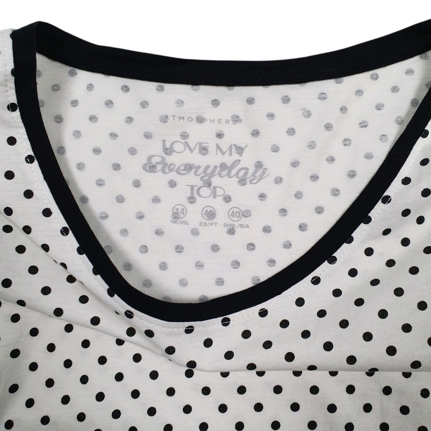 Womens White Atmosphere   T Shirt