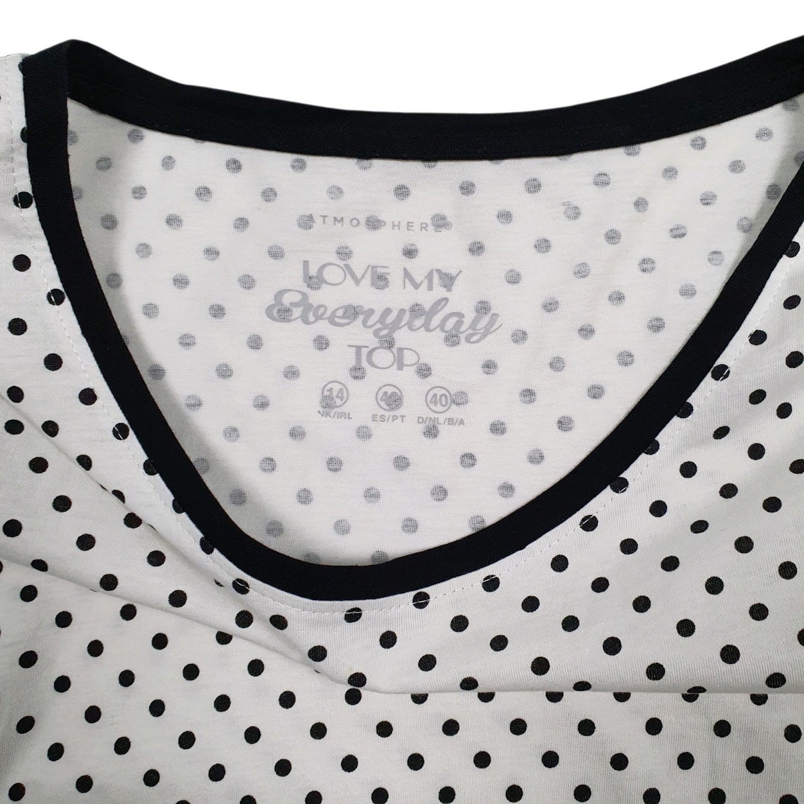 Womens White Atmosphere   T Shirt