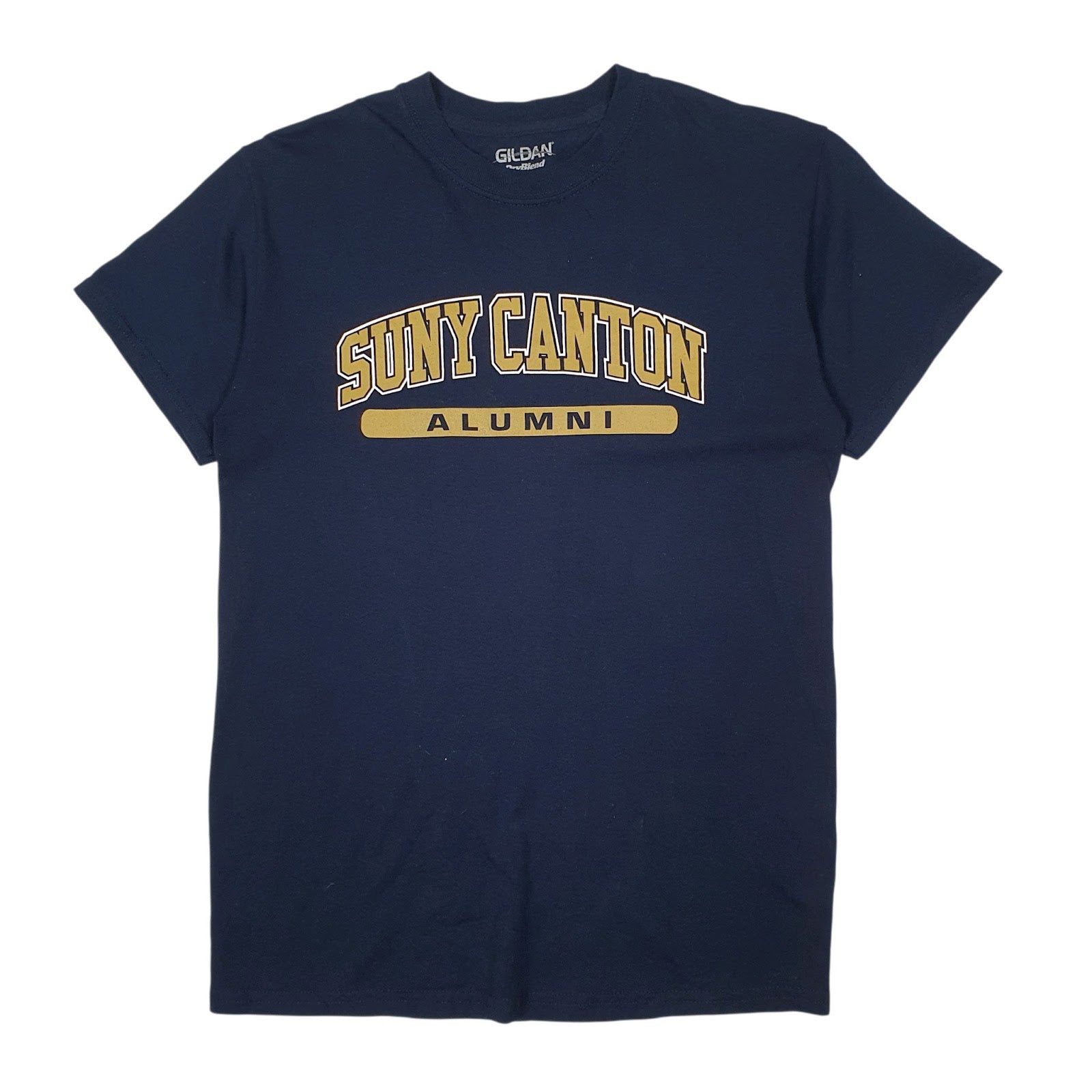 Mens Navy Gildan Suny Canton Short Sleeve T Shirt