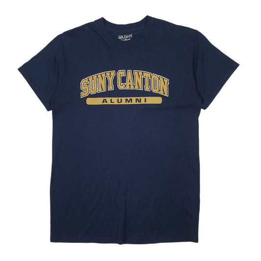 Mens Navy Gildan Suny Canton Short Sleeve T Shirt