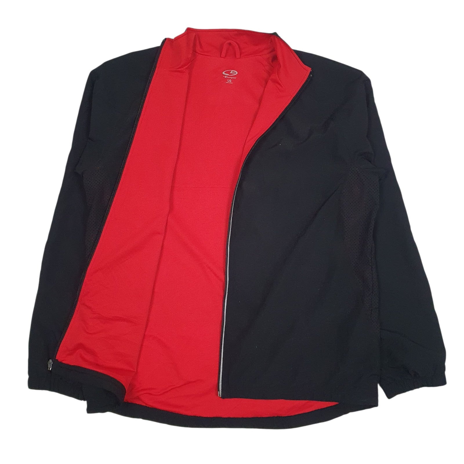 Mens Black Champion  Hoodie Coat