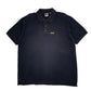 Mens Navy Russell Athletic Bowling Short Sleeve Polo Shirt