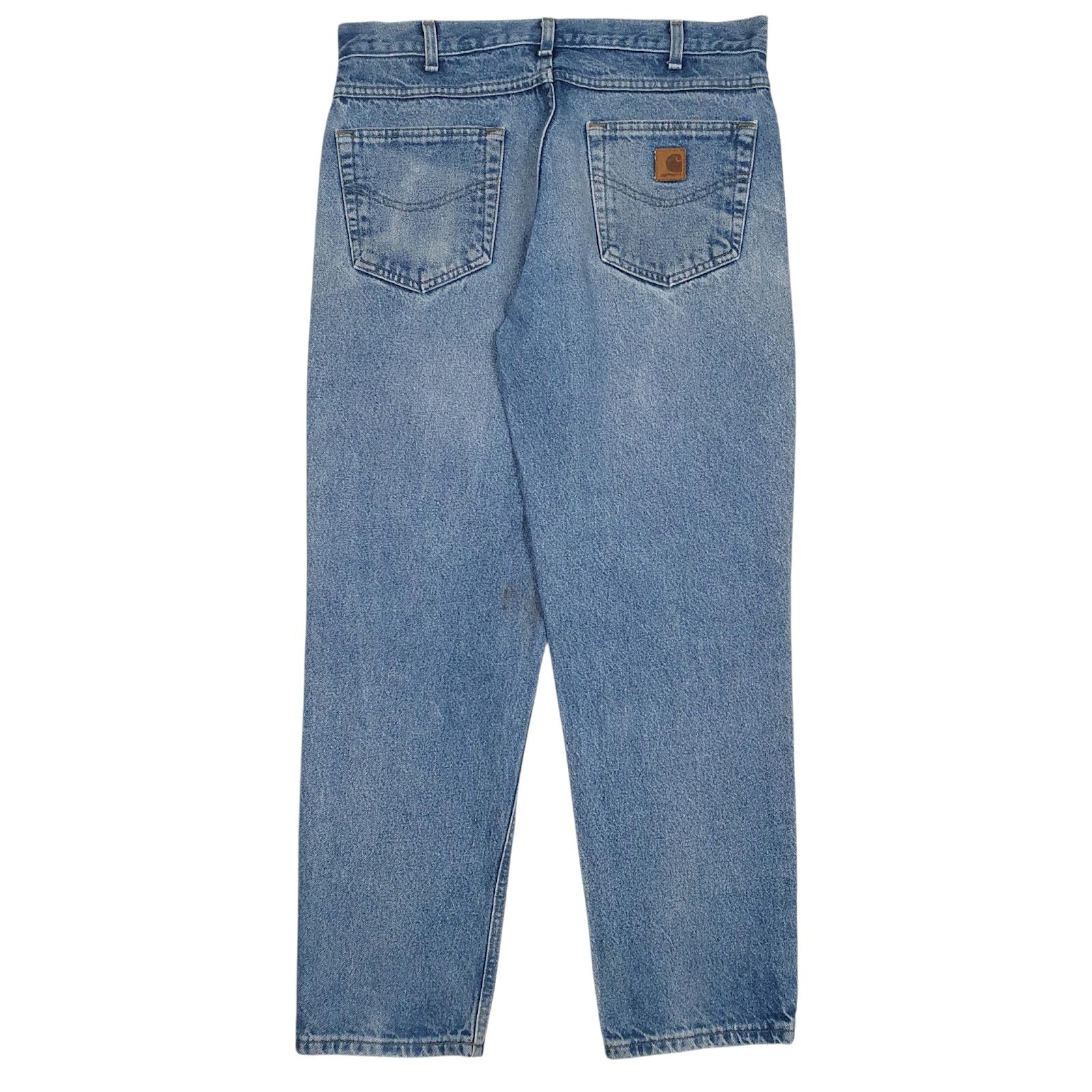 Mens Blue Carhartt Workwear Distressed B17 DST  Jeans