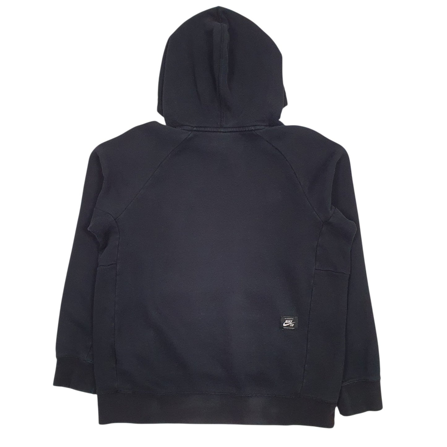 Mens Black Nike Spellout Skateboarding Hoodie Jumper