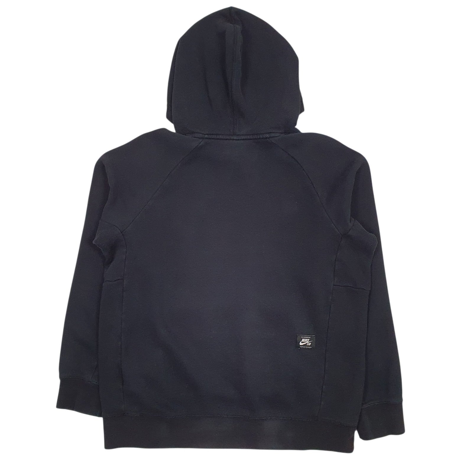 Mens Black Nike Spellout Skateboarding Hoodie Jumper