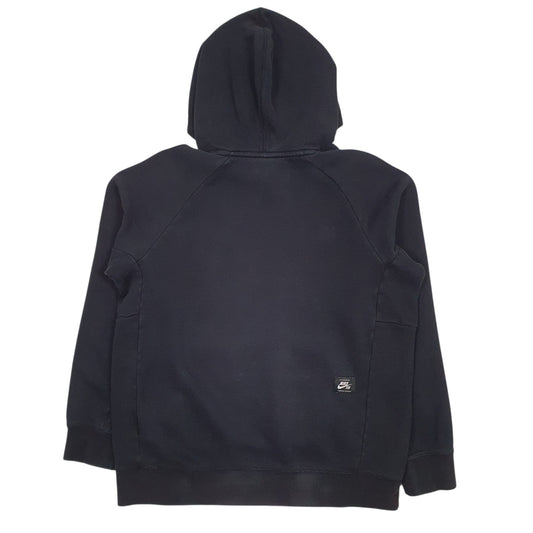 Mens Black Nike Spellout Skateboarding Hoodie Jumper