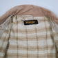 Mens Cream Wrangler Windbreaker Blanket Lined Vintage 90s  Coat