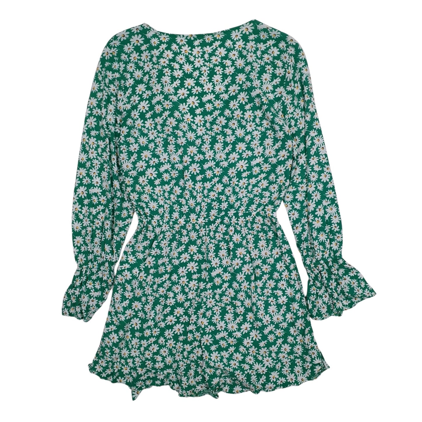 Womens Green FB Sister Plunge  Dress