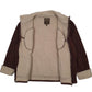 Mens Brown Atlas For Men Faux Shearling Flight Sherpa  Coat