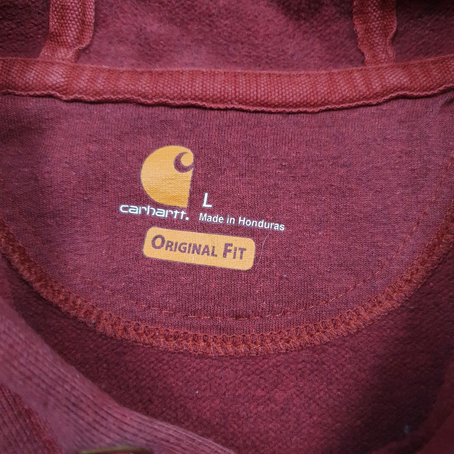 Mens Red Carhartt  Hoodie Jumper