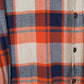 Mens Orange American Eagle Flannel  Shirt