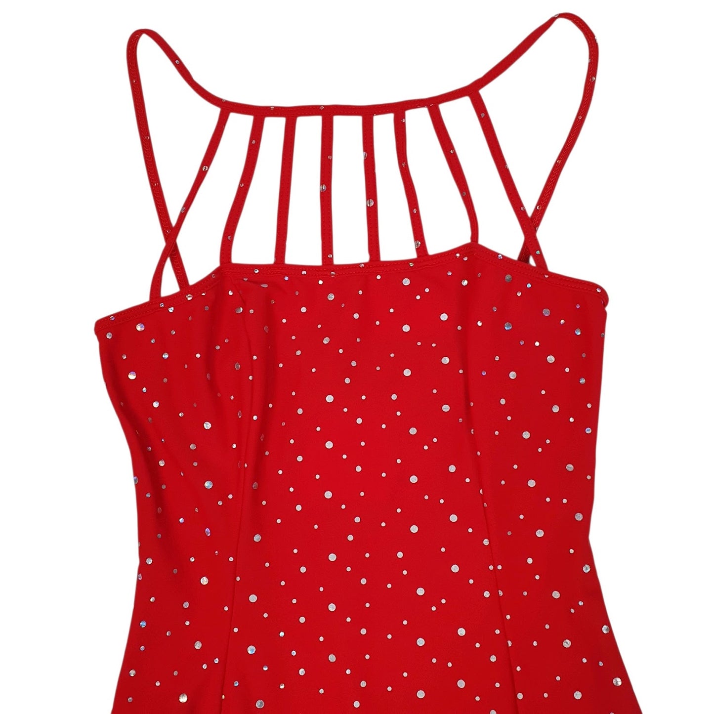 Womens Red Ottavia Piragino Ballroom Latin  Dress