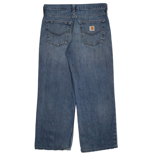 Mens Blue Carhartt   Jeans