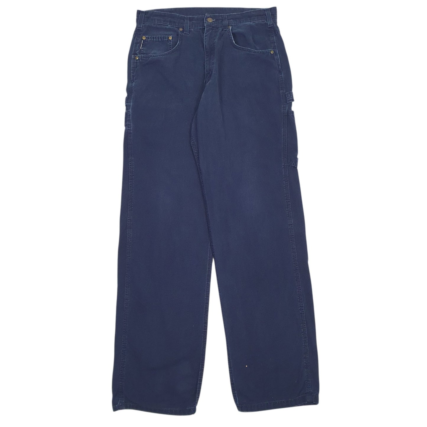 Mens Navy Carhartt B159-NVY Workwear Carpenter Trousers