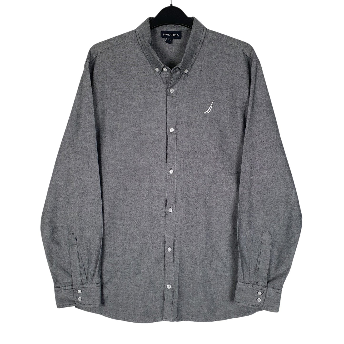 Mens Grey Nautica  Long Sleeve Shirt