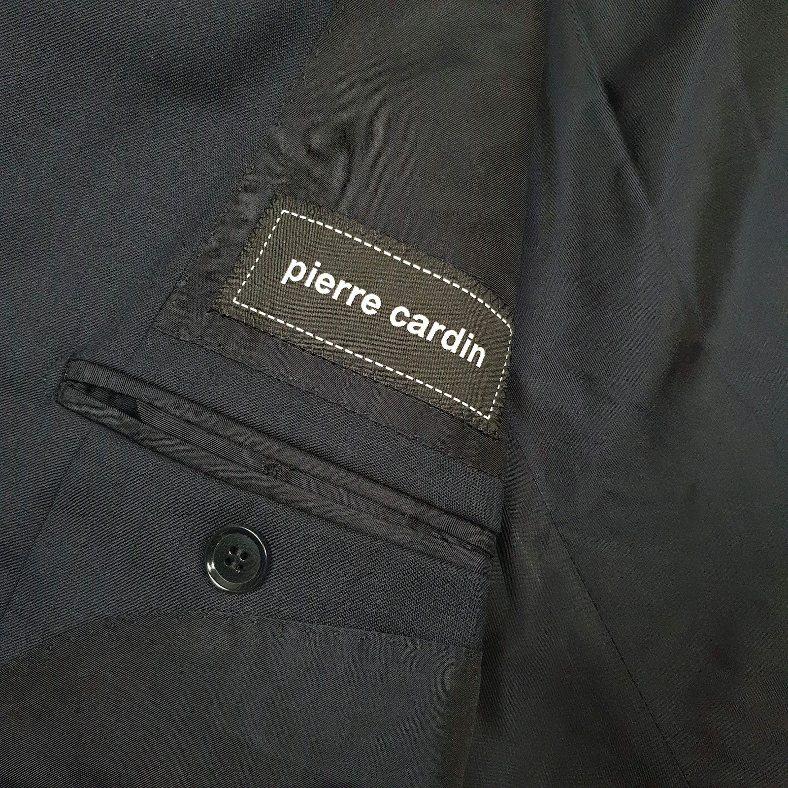 Mens Navy Pierre Cardin   Coat