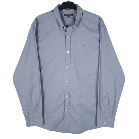 Mens Blue Eddie Bauer  Long Sleeve Shirt