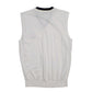 Mens White Sergio Tacchini Vintage 90s Vest Jumper