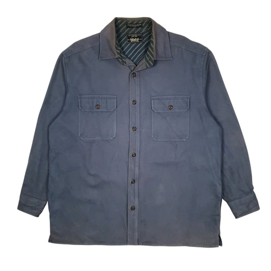 Mens Blue Levis Heavy Hoodie Coat