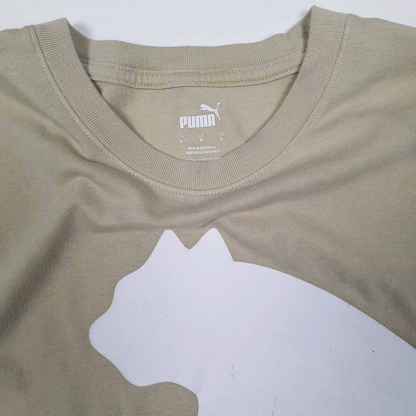Mens Beige Puma   T Shirt