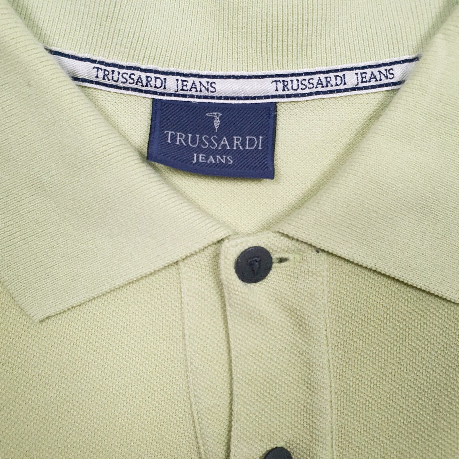 Mens Green Trussardi   Polo Shirt
