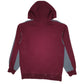 Mens Burgundy Adidas  Hoodie Jumper