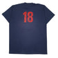 Mens Navy Fruit Of The Loom Indiana  T Shirt