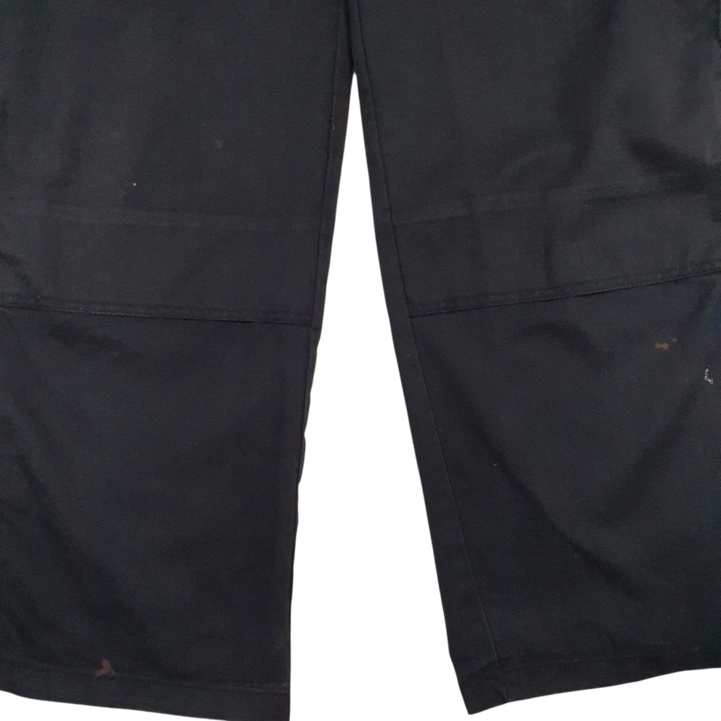 Mens Black Dickies Workwear Double Knee  Trousers