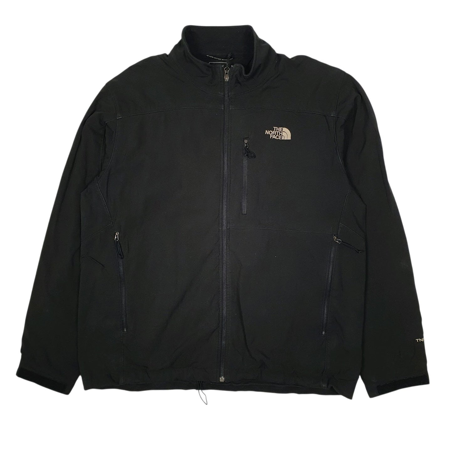 Mens Black The North Face Windbreaker Hoodie Coat
