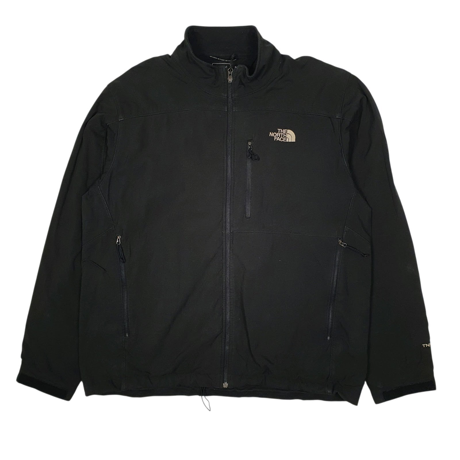 Mens Black The North Face Windbreaker Hoodie Coat