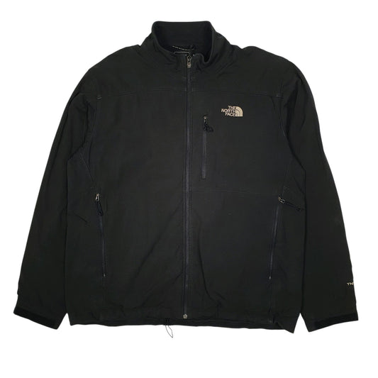 Mens Black The North Face Windbreaker Hoodie Coat