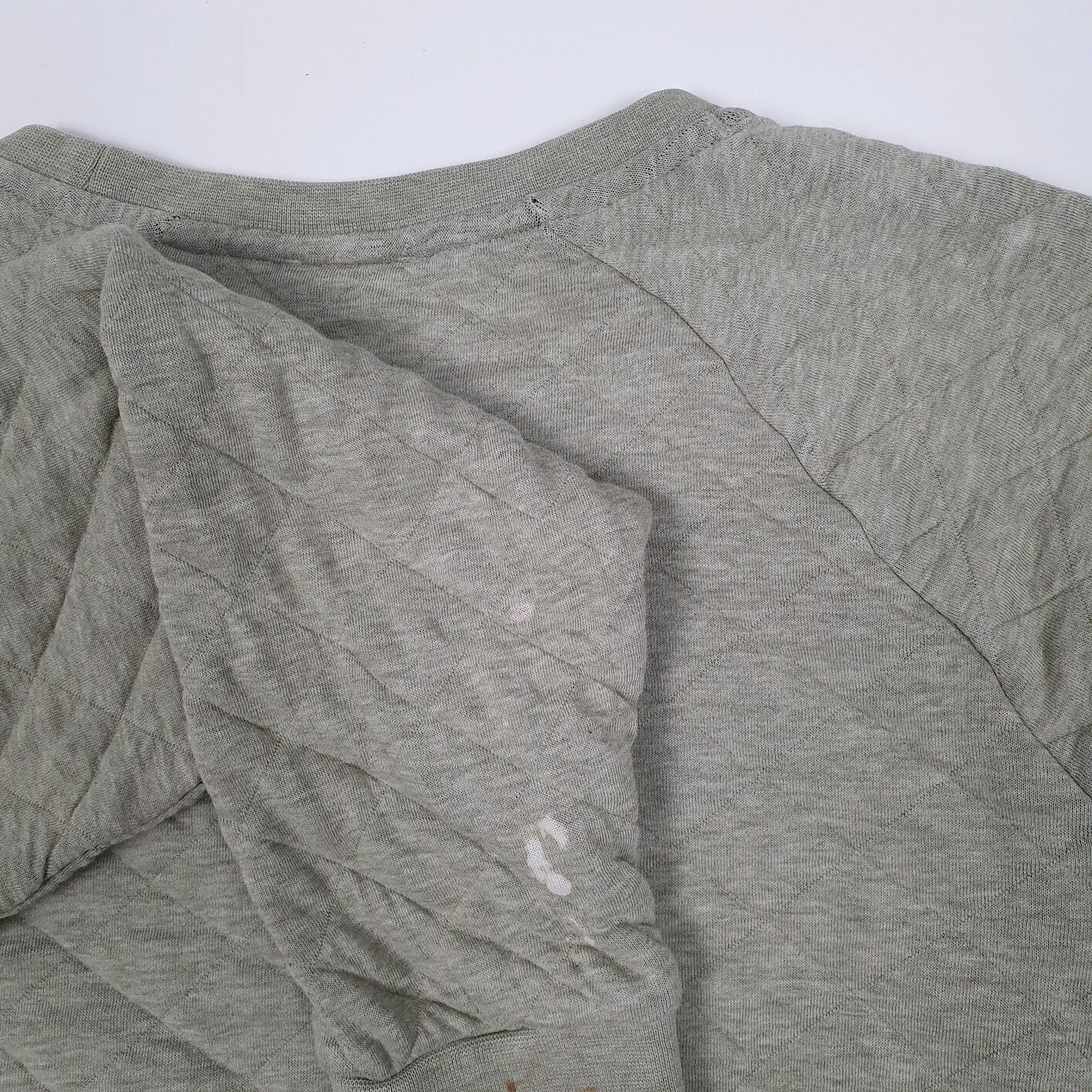 Womens Green Patagonia Quilted Crewneck Jumper