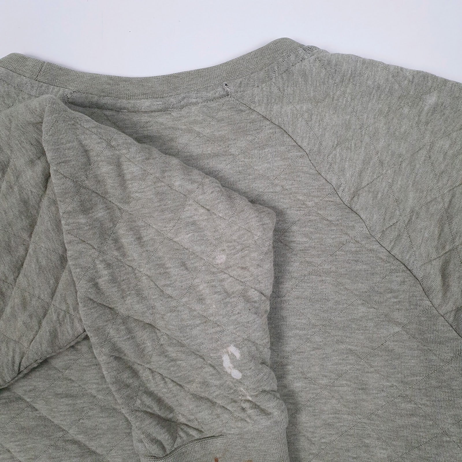 Womens Green Patagonia Quilted Crewneck Jumper