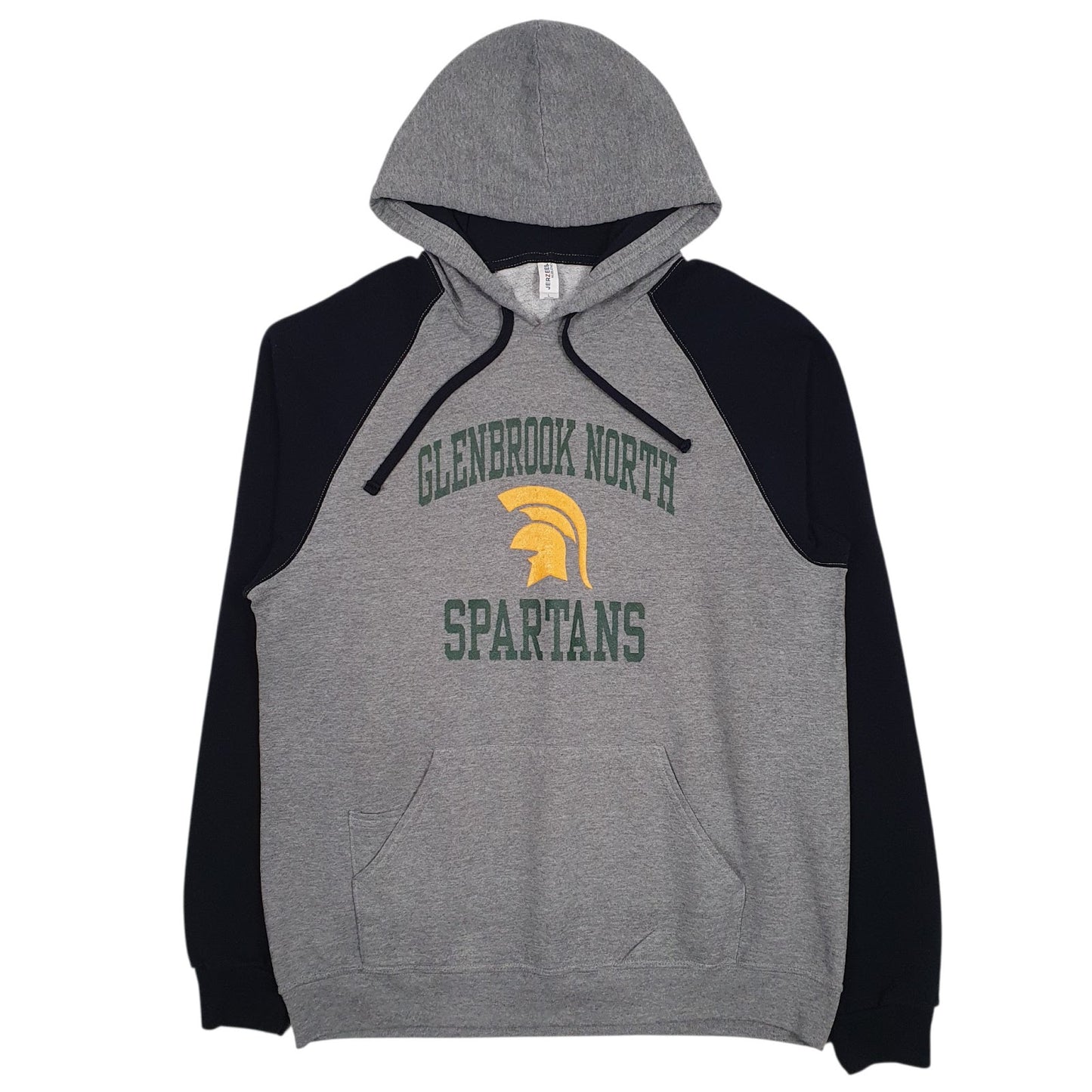 Mens Grey Jerzees  Hoodie Jumper