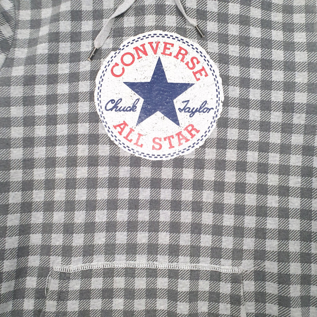 Mens Grey Converse  Hoodie Jumper