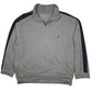 Mens Grey Nautica  Quarter Zip Jumper