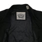 Womens Black Levis Bomber Military Crewneck Coat
