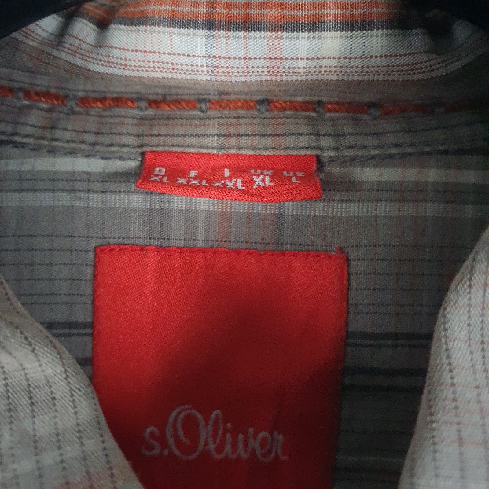 Mens Grey S. Oliver   Shirt