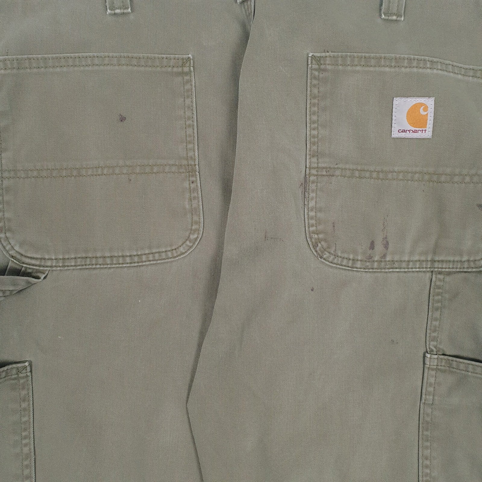 Mens Green Carhartt B324 ARG  Trousers