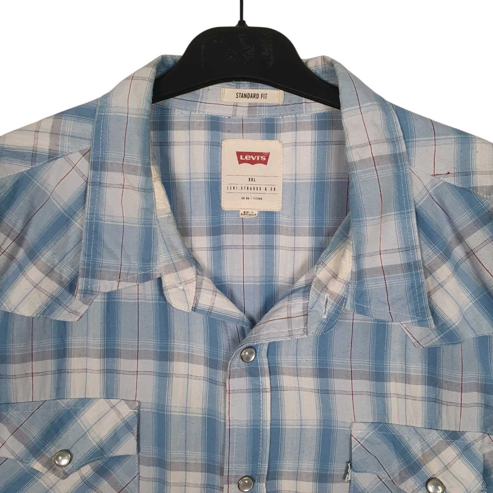 Mens Blue Levis   Shirt