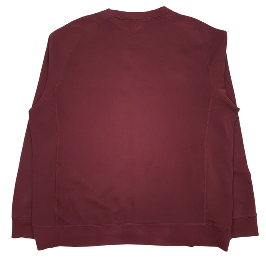 Mens Burgundy Champion Spellout Crewneck Jumper